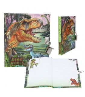 Dino World diario con candado