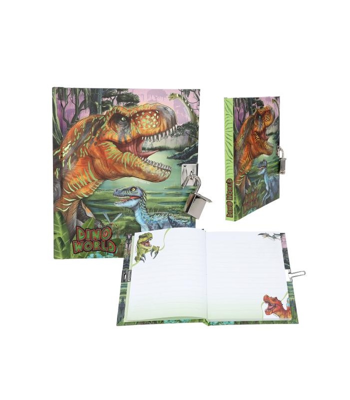 Dino World diario con candado