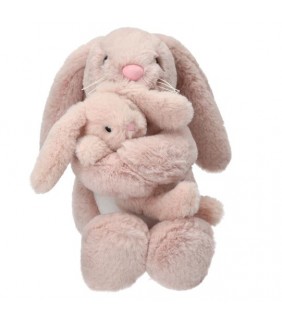 Princess Mimi conejito de peluche Nelly con bebé