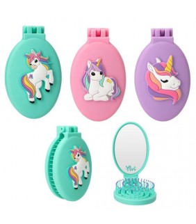 Ylvi cepillo plegable con unicornio
