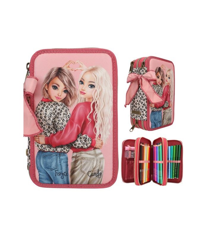 TOPModel estuche triple LEOHEART