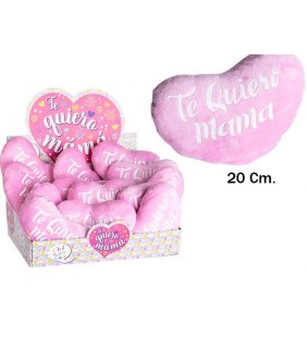 CORAZON DE PELUCHE TE QUIERO MAMA