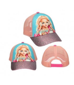 TOPModel gorra estampada con purpurina MUSIC