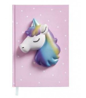 Cuaderno Squishy Unicornio A5