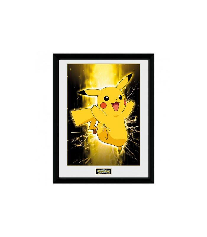 Impresion enmarcada Pikachu