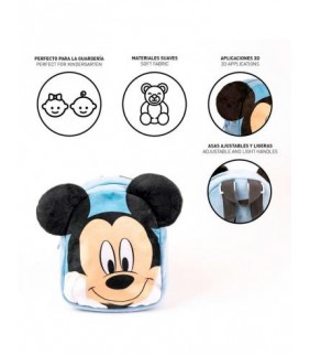 MOCHILA PELUCHE MICKEY DISNEY 22CM