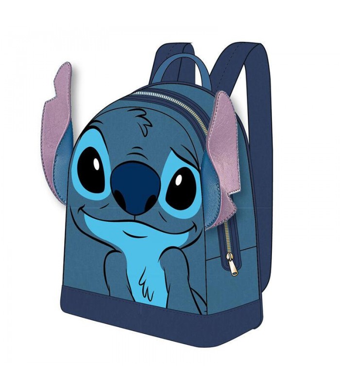 Mochila Casual Moda Aplicaciones Stitch