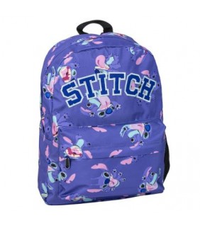 Mochila Escolar Grande 42 Cm Stitch