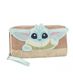 CARTERA POLIPIEL THE MANDALORIAN GROGU