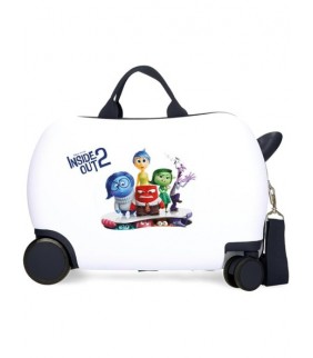 Maleta correpasillos Disney Inside Out 2 blanca
