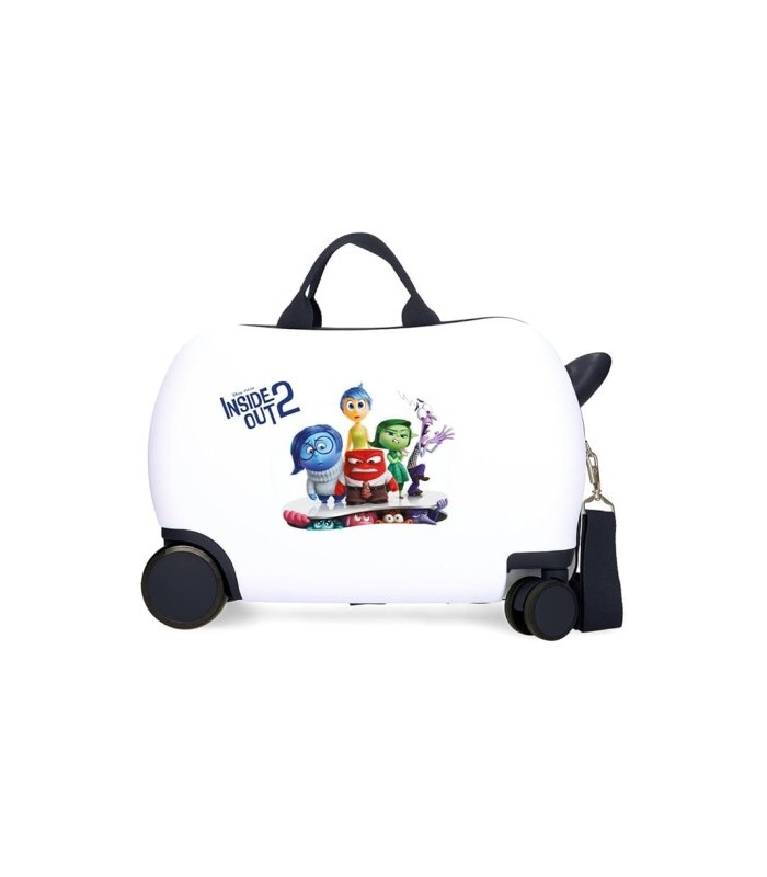 Maleta correpasillos Disney Inside Out 2 blanca