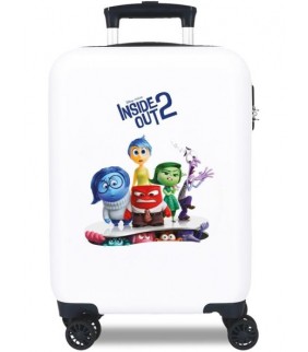 Maleta cabina Disney Inside out 2 blanca