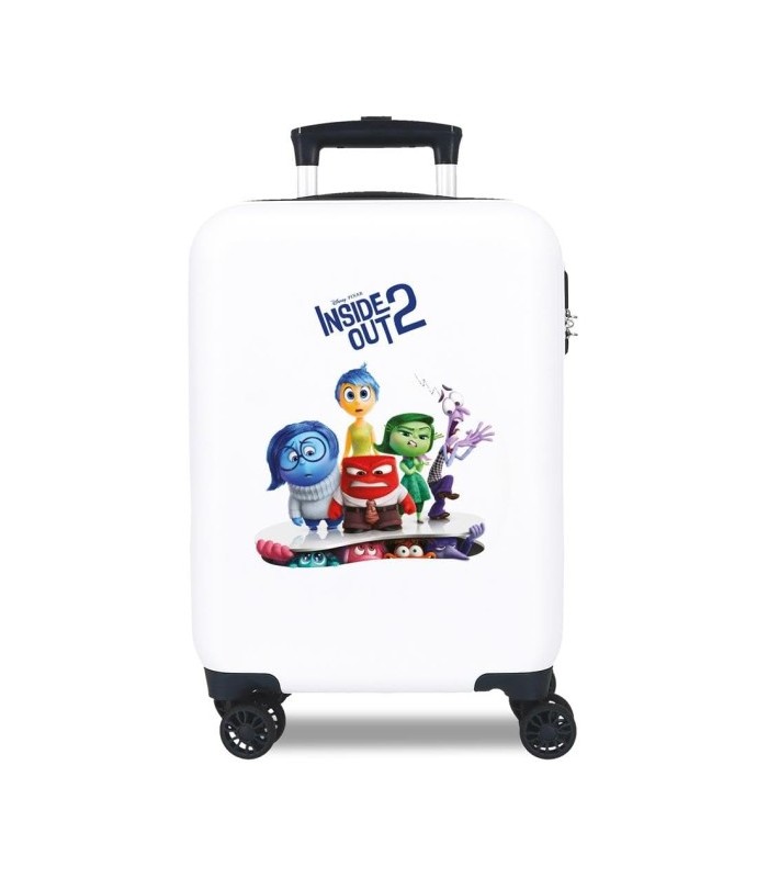 Maleta cabina Disney Inside out 2 blanca