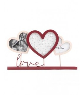 PORTAFOTOS MULT  CON LED LOVE  4 - 8 