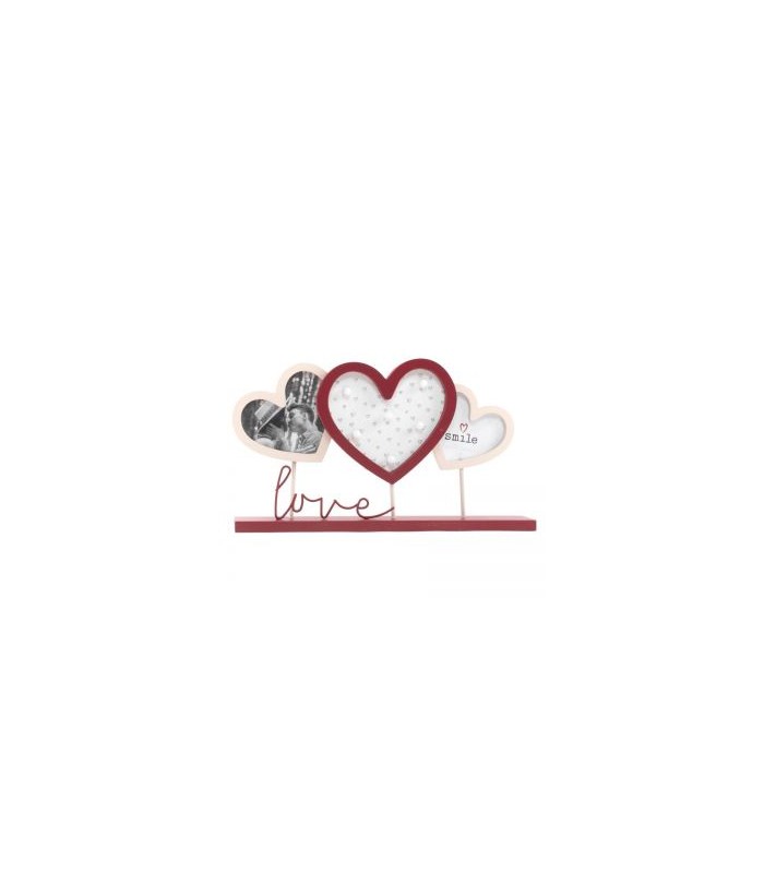 PORTAFOTOS MULT  CON LED LOVE  4 - 8 
