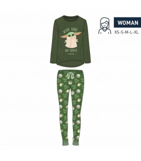  PIJAMA LARGO SINGLE  THE MANDALORIAN TALLA S