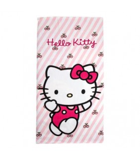TOALLA MICROFIBRA HELLO KITTY