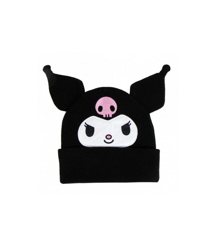 Gorro de Punto Kuromi - 100  Acrílico Negro