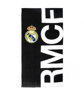 toalla microfibra real madrid negra