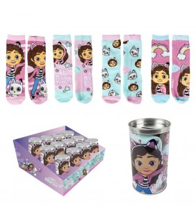 Calcetines 4 piezas gabby´s dollhouse Talla 23/26