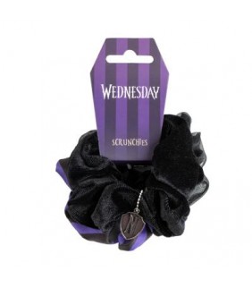 accesorios pelo coletero de tela 3 piezas wednesda