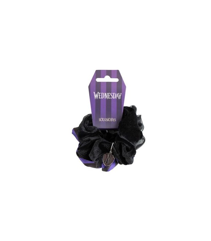 accesorios pelo coletero de tela 3 piezas wednesda
