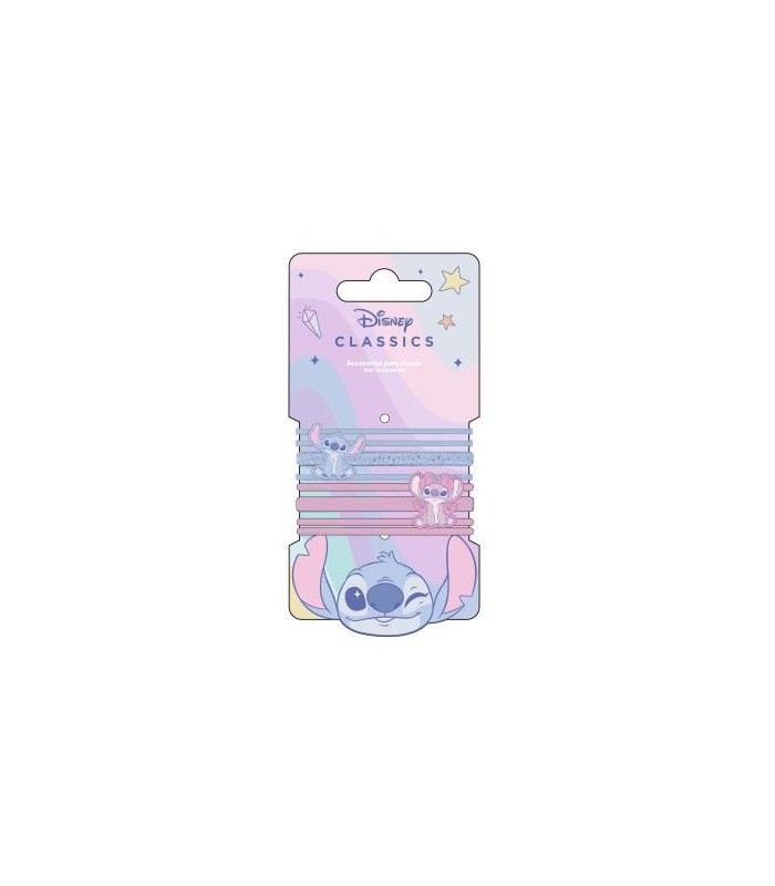 accesorios pelo elásticos 8 piezas stitch Sipecusa