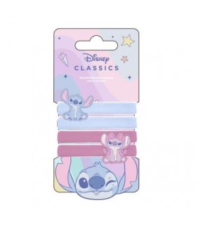 accesorios pelo clips 4 piezas stitch