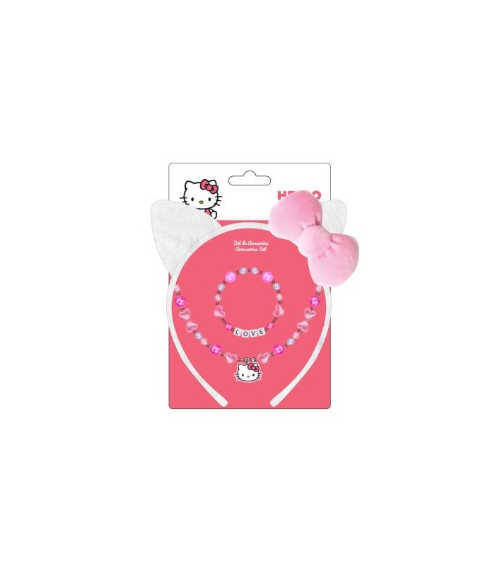 bisuteria pack 3 piezas hello kitty - 2500003223