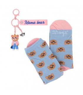 KIT CALCETINES LLAVERO MAMA BEAR MR WONDERFUL