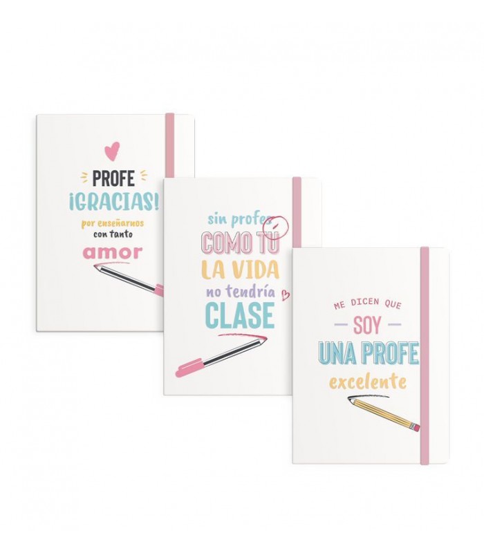 LIBRETA CON GOMA M PROFE