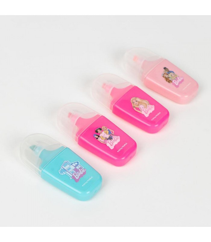 Subrayadores Pack X4 Barbie