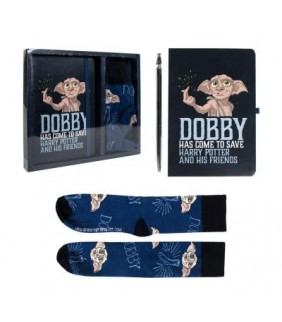 set de papelería calcetín harry potter dobby