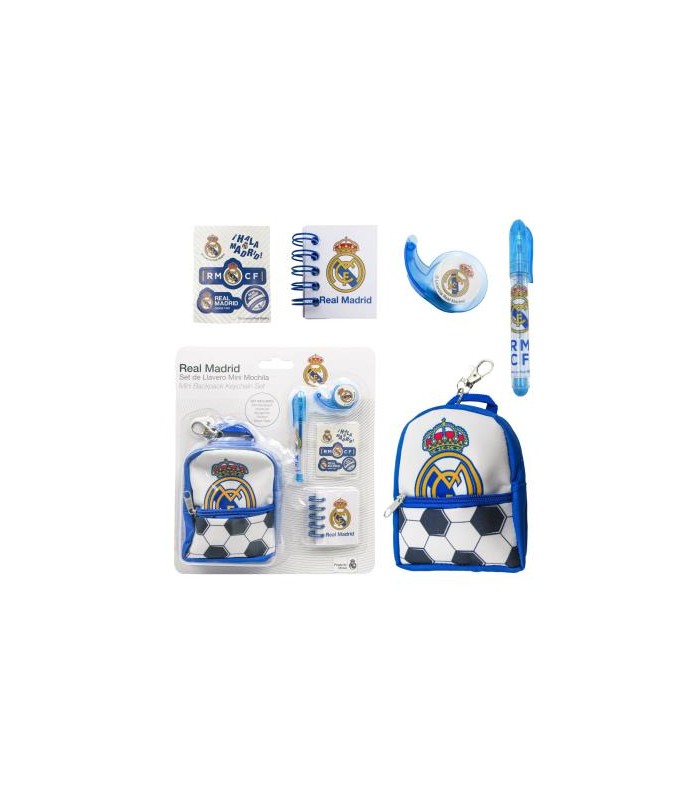 SET DE PAPELERÍA MINIMOCHILA REAL MADRID