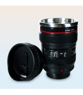 Taza objetivo cámara