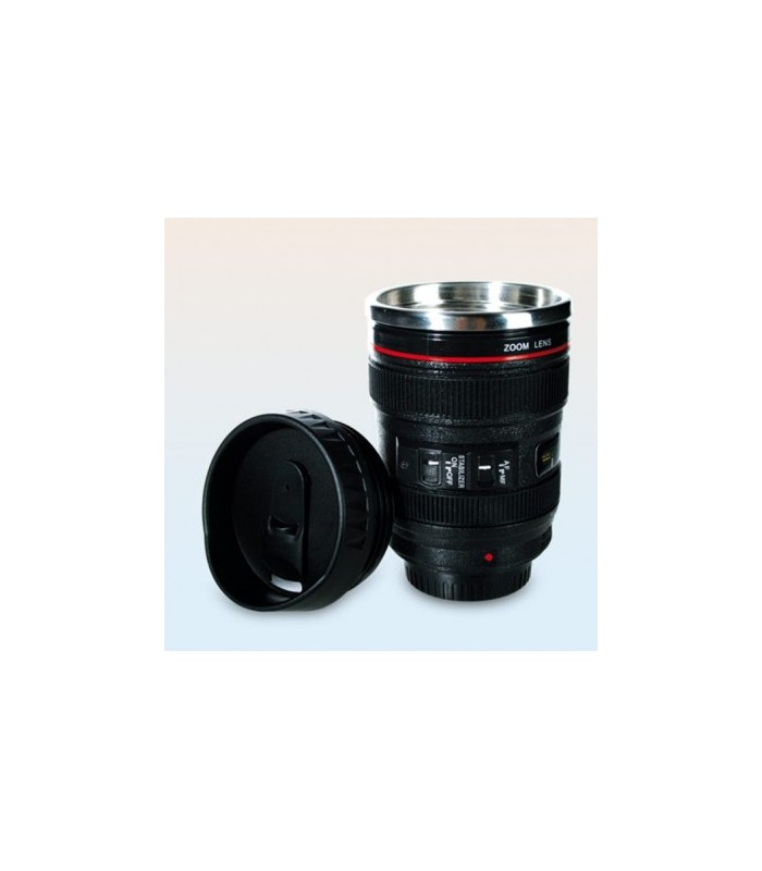 Taza objetivo cámara