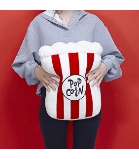 Cojín Pop Corn Color Blanco y Rojo