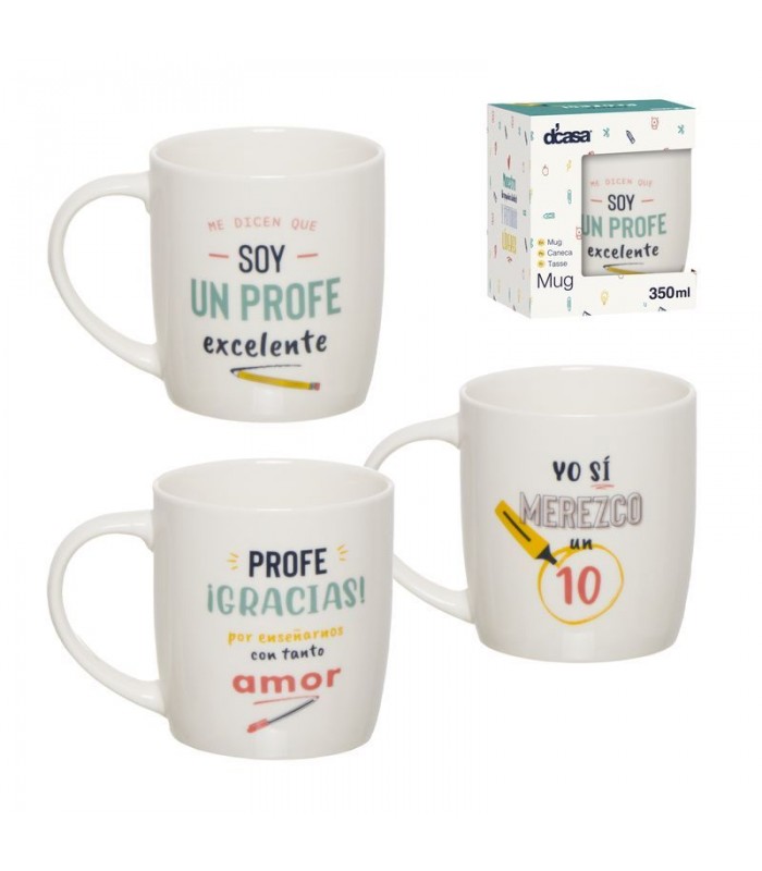 MUG 350ML PROFE 3M