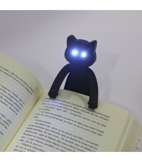 Luz lectura Meow negro