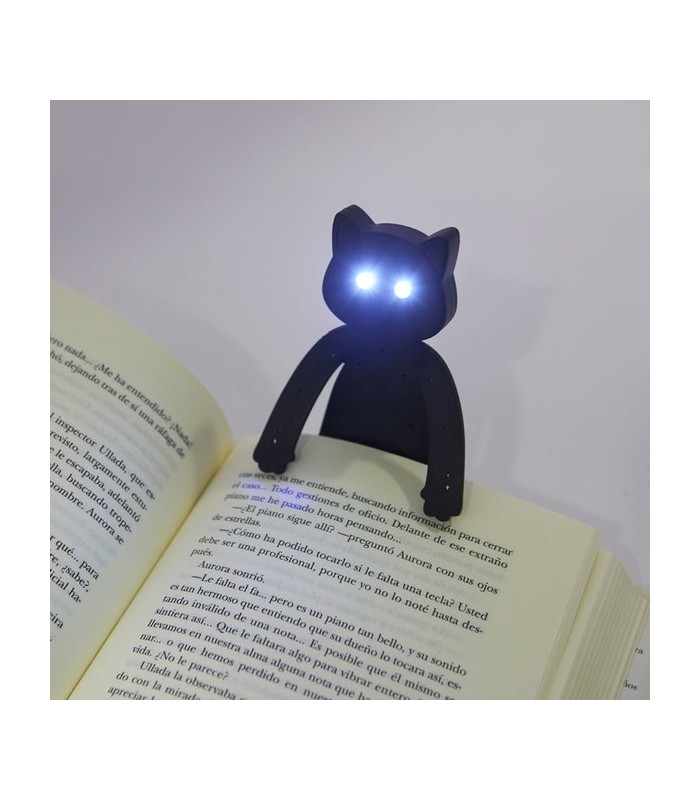 Luz lectura Meow negro