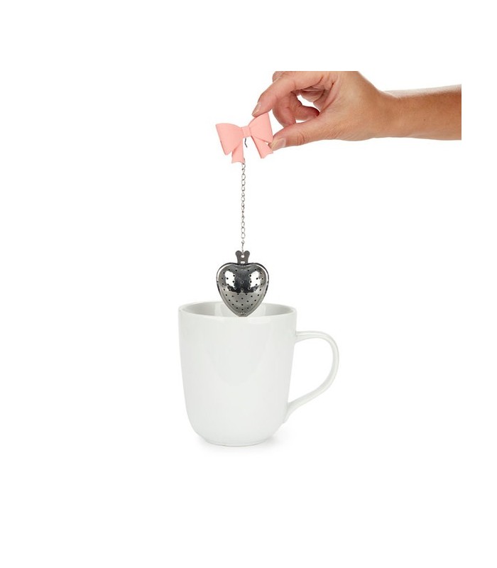Infusor té Coquette rosa