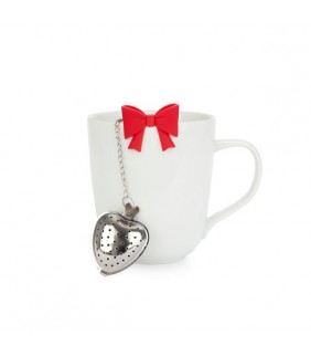 Infusor té Coquette rojo
