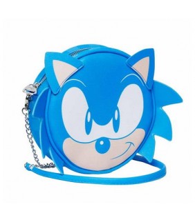 Sonic Azul Bolso Redondo Sonic Speed 
