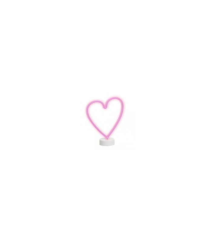 Corazón Neón con peana
