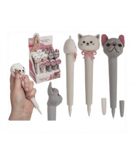 Squeeze Pen  Perro y Gato 