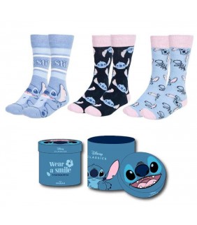 Set 3 calcetines Stitch Disney adulto