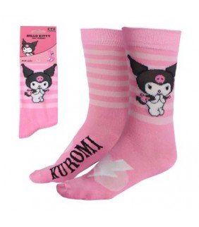 CALCETINES HELLO KITTY KUROMI Rayo T36/43