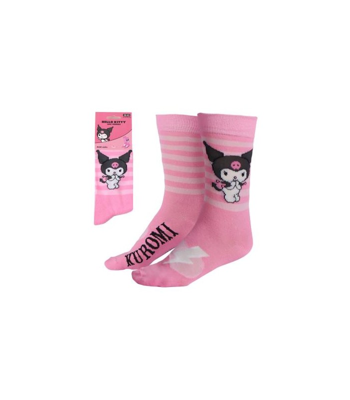 CALCETINES HELLO KITTY KUROMI Rayo T36/43