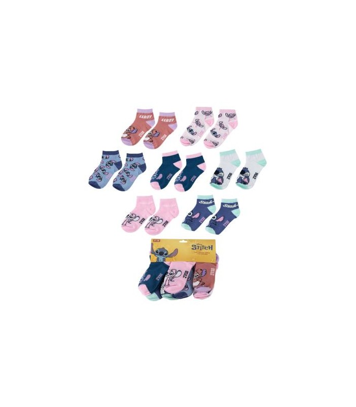 PACK CALCETINES TOBILLERO STITCH