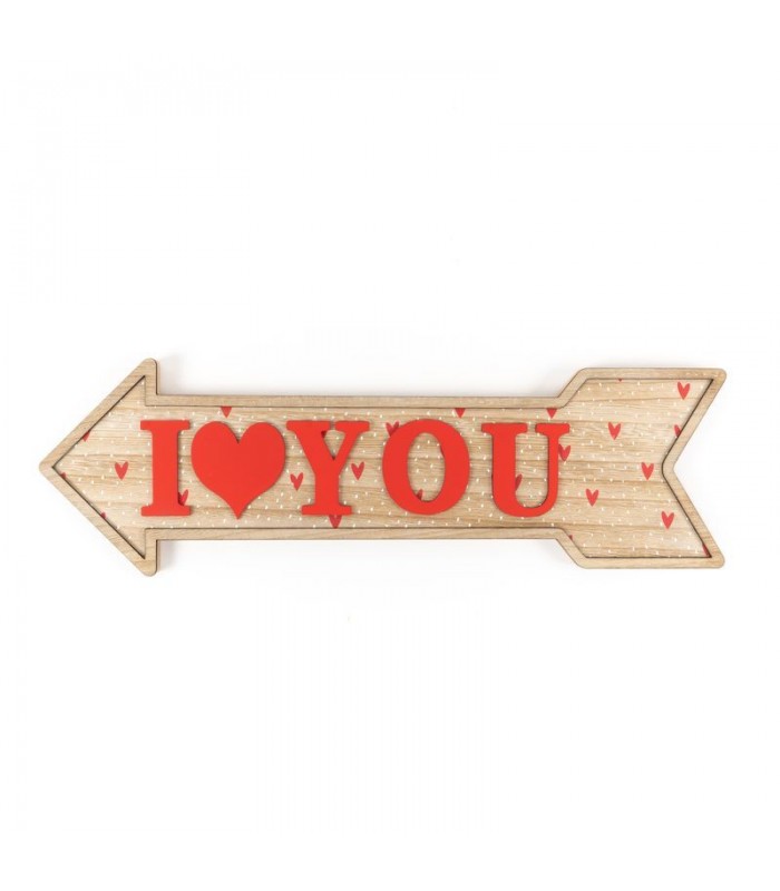PANEL FLECHA I LOVE YOU 